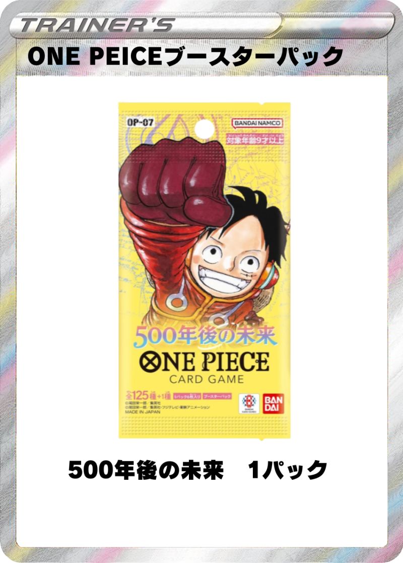 500年後の未来 1パック