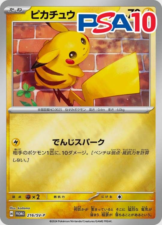 216/SV-P/PROMO/ピカチュウ PSA10