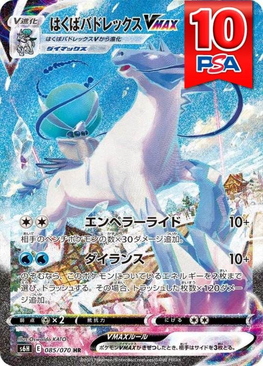 085/070/S6H/HR はくばバドレックスVMAX PSA10