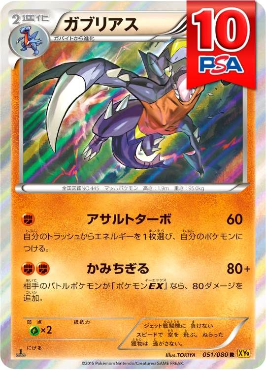 051/080/XY9/R ガブリアス PSA10