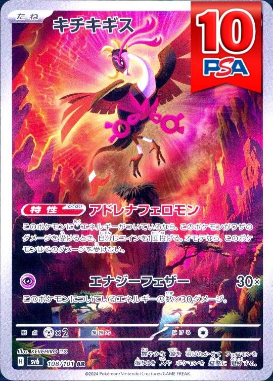 108/101/sv6/AR キチキギス PSA10