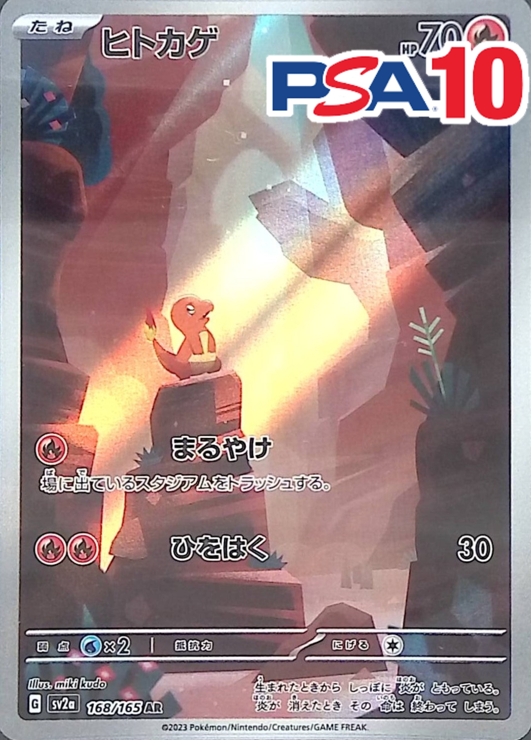 168/165/SV2a ヒトカゲ AR PSA10